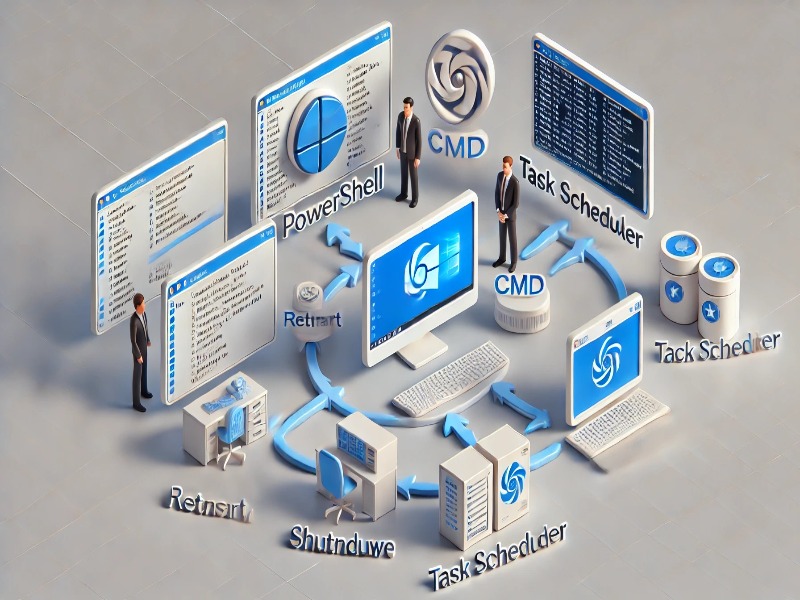Shutdown Komutu İle Task Scheduler Üzerinden Bilgisayar Kapatma