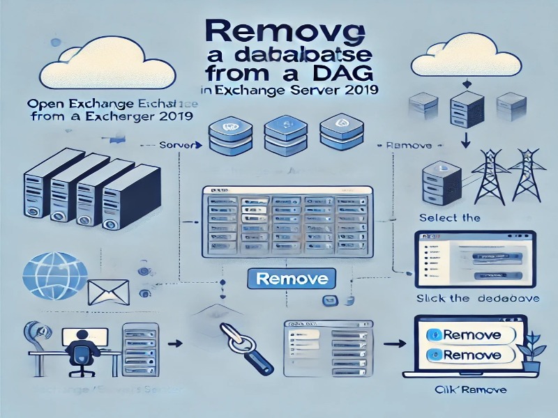 Exchange Server 2019'da DAG Yapısından Database Çıkartma