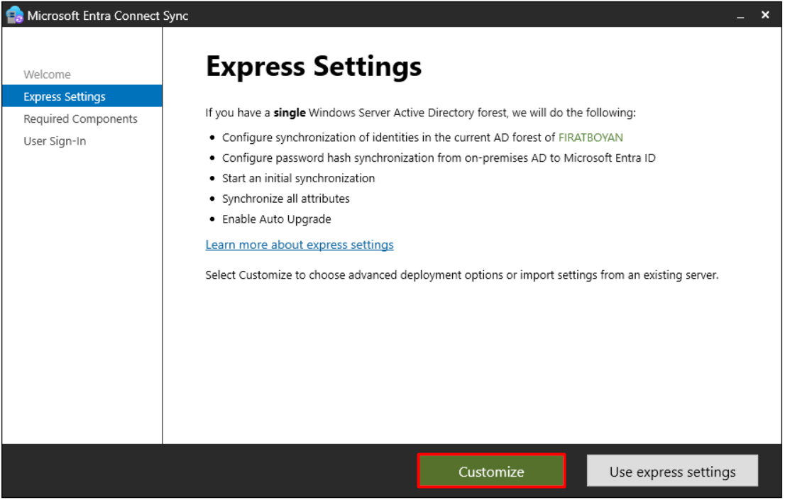 Entra Connect Sync