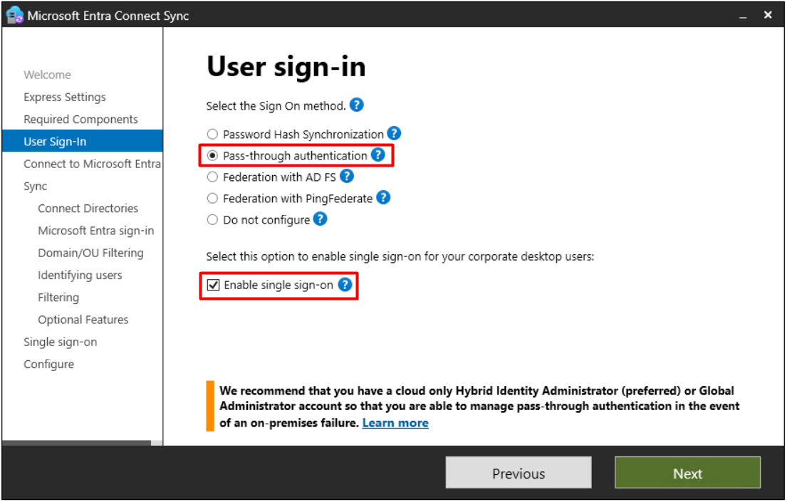 Entra Connect Sync