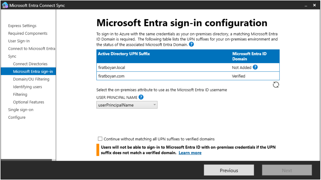 Entra Connect Sync