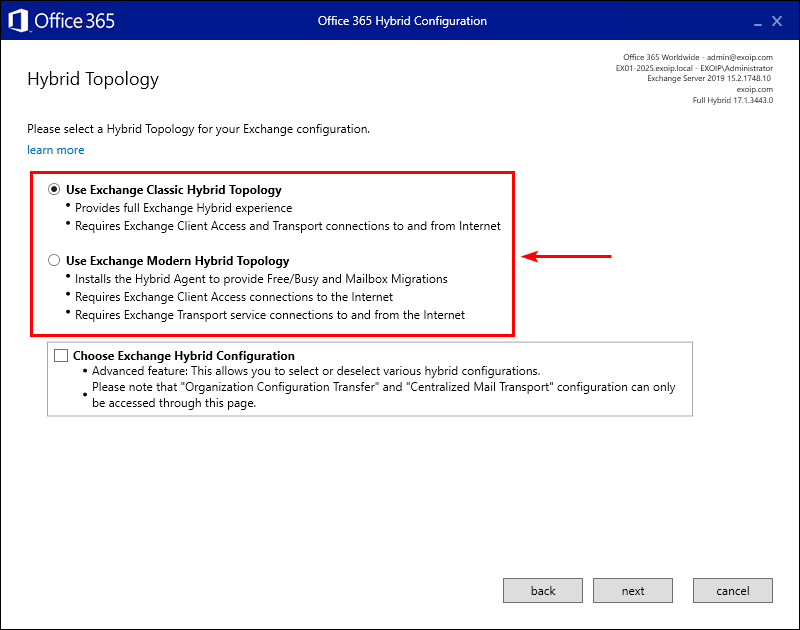 Hybrid Deployment