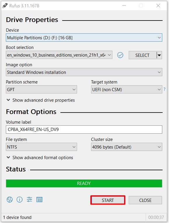 Rufus ile Windows 10 Bootable USB Disk oluşturma