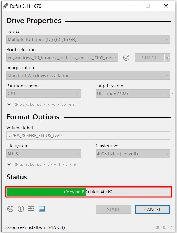 Rufus ile Windows 10 Bootable USB Disk oluşturma